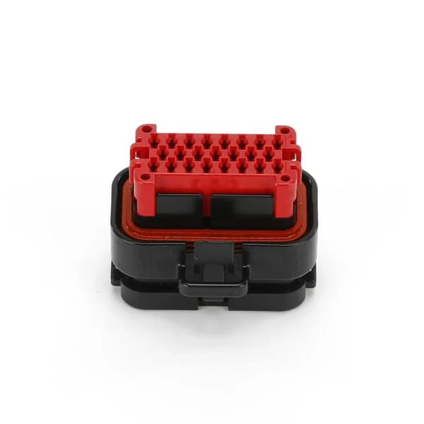 CONNECTOR, PLUG, 23 WAY, 16-20 GA BLK