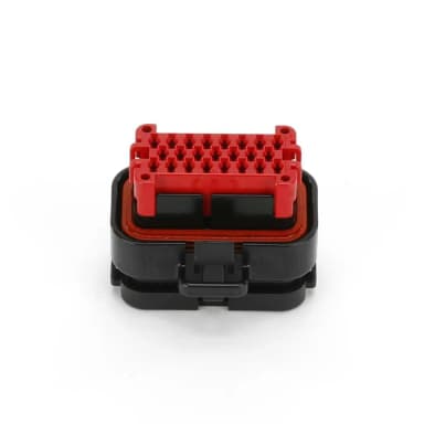 CONNECTOR, PLUG, 23 WAY, 16-20 GA BLK