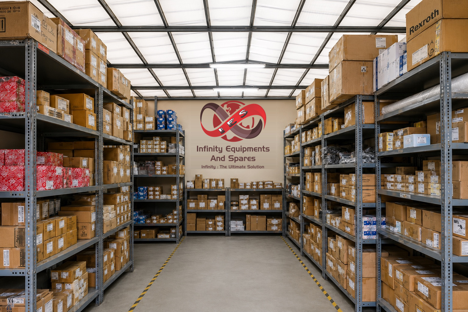 Infinity Equipments And Spares modern warehouse facility