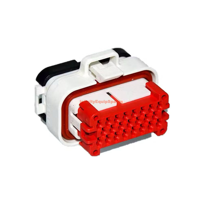 CONNECTOR, PLUG, 23 WAY, 16-20 GA WHT